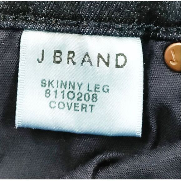 J BRAND SKINNY JEANS DARK WASH WOMENS SIZE 25 - Picture 6 of 8